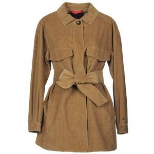 PEUTEREY Talitha Velvet Khaki Jacket Sz 42